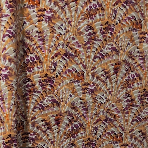 Tahari | Pink and Orange Abstract Sleeveless Tank Top Size XL - Picture 3 of 7